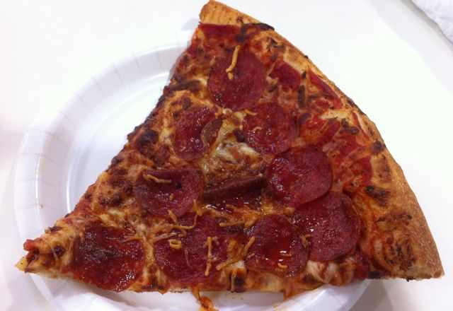 REVIEW Costco Food Court: Slice of Pepperoni Pizza GrubPug Food Reviews