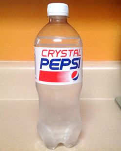 Crystal Pepsi Bottle