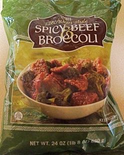 Bag of Trader Ming's Szechuan Style Spicy Beef & Broccoli from Trader Joe's